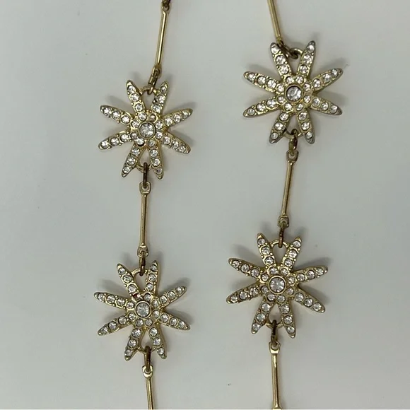 Star Drop Necklace Y Shape Statement Pendant Gold Jewelry Lariat Floral Charm 25 - Picture 12 of 17